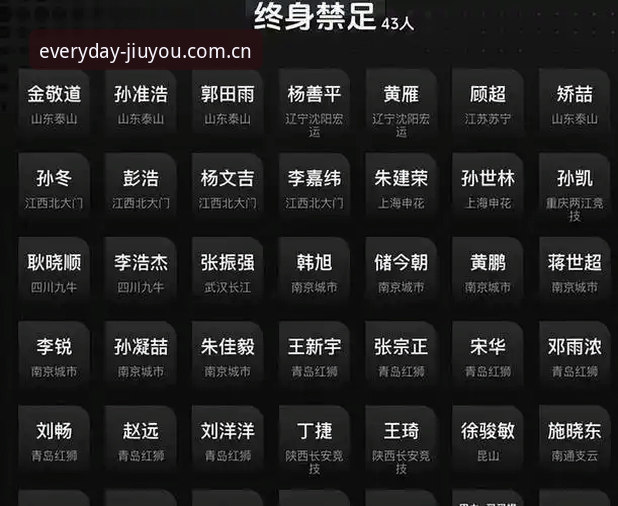 九游APP赛事解析 足协第三批禁足名单深度分析:九游APP赛事解析视角下的行业震荡与治理逻辑
